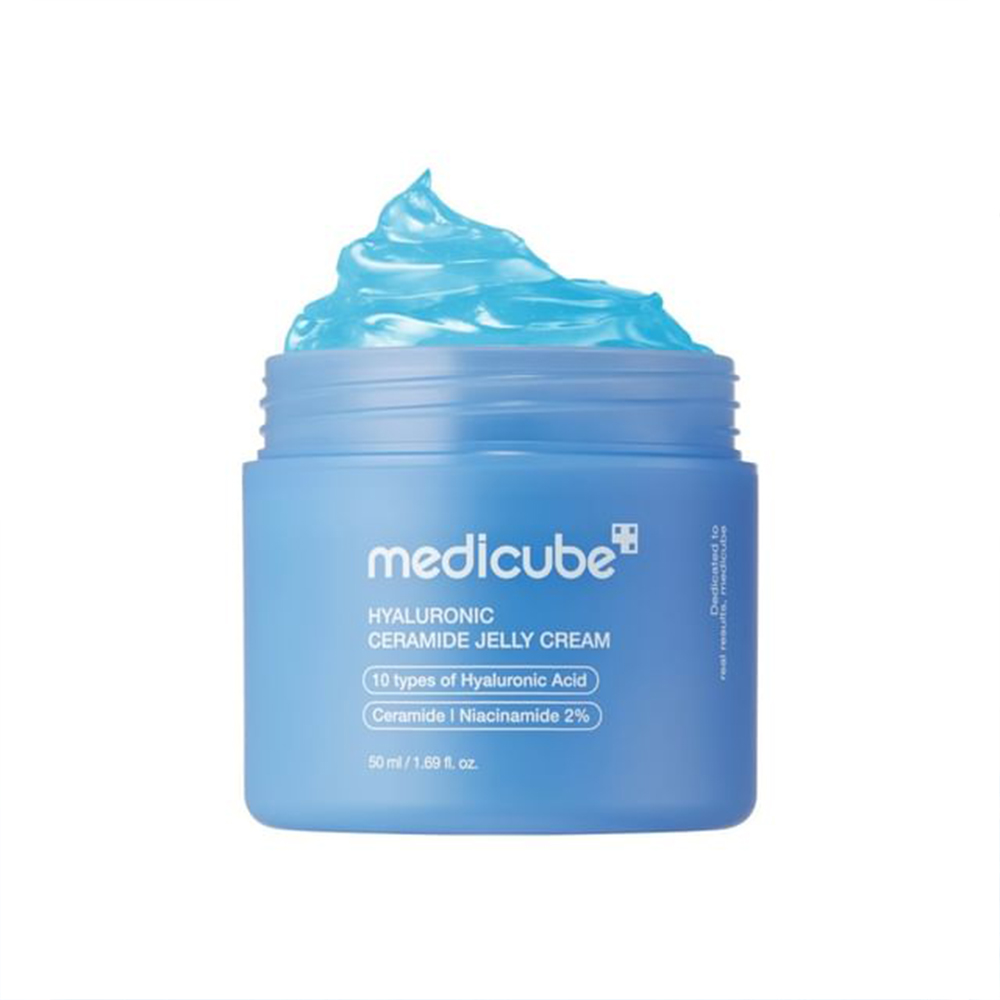 ژل کرم آبرسان مدی کیوب حاوی هیالورونیک اسید و سرامید حجم ۵۰ میل / MEDICUBE